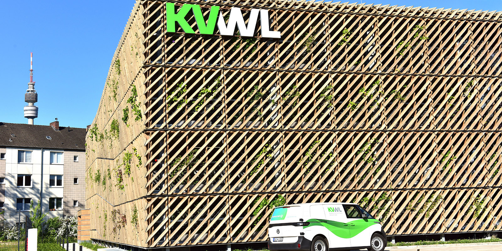 Deutschlands grünstes Parkhaus – KVWL Düsseldorf